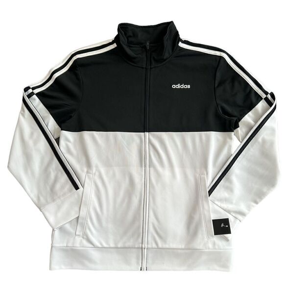 Adidas Color Block Tricot Jacket Boys Size Large 14/16 NWT - Picture 6 of 6